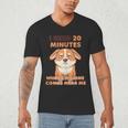 Dog Introvert I Need 20 Minutes Where No One Comes Men's V-Neck T-Shirt