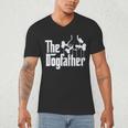 The Dogfather Dog Dad Dog Lover Men's V-Neck T-Shirt