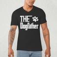 The Dogfather Dog Father Dad Men's V-Neck T-Shirt
