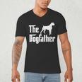 The DogfatherShirt Boxer Dog Lover Shirt For Men Dad Men's V-Neck T-Shirt