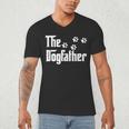 The DogfatherShirt Dad Dog Lover Men's V-Neck T-Shirt The DogfatherShirt Dad Dog Lover Men's V-Neck T-Shirt