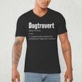 Dogtrovert Dog Lover Dog Owner Dog Dad Men's V-Neck T-Shirt