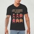 I Dont Like Morning People Introvert Coffee Lover Antisocial Men's V-Neck T-Shirt I Dont Like Morning People Introvert Coffee Lover Antisocial Men's V-Neck T-Shirt