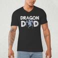 Dragon Dad Daddy Father's Day Dragon Men's V-Neck T-Shirt