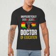EdD Doctor Of Education Educated Doctorate Graduation Men's V-Neck T-Shirt