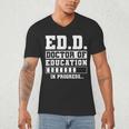 EdD Doctor Of Education In Progress EdD Graduation Men's V-Neck T-Shirt