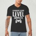 Elementary School Level Complete Gamer Graduate Graduation Men's V-Neck T-Shirt