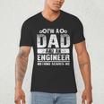 Engineer Dad Art For Men Father Day Engineering Lovers Men's V-Neck T-Shirt Engineer Dad Art For Men Father Day Engineering Lovers Men's V-Neck T-Shirt