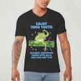 Enjoy Adulthood Comes With Bills Nostalgia Regret Men's V-Neck T-Shirt