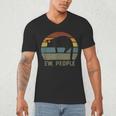 Ew People Cat Lazy Introvert Anti Social Men's V-Neck T-Shirt