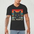 Ew People Cat Saying Introvert Women Men Kids Men's V-Neck T-Shirt Ew People Cat Saying Introvert Women Men Kids Men's V-Neck T-Shirt