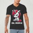 Ew People Unicorn Sarcastic Humor Introvert Men's V-Neck T-Shirt