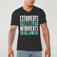 Extroverts Sparkle Introverts Glow Introvert Men's V-Neck T-Shirt Extroverts Sparkle Introverts Glow Introvert Men's V-Neck T-Shirt