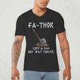 FA-Thor Fathers Day Tshirt Dad Father Men's V-Neck T-Shirt
