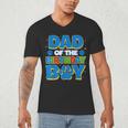 Family Matching Party Shirt Dad Of The Birthday Boy Men's V-Neck T-Shirt