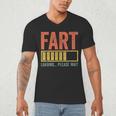 Fart Loading Please Wait Shirt Men Dad Joke Fathers Day Men's V-Neck T-Shirt