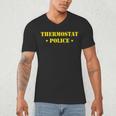 Father For Men Thermostat Police Dad Men's V-Neck T-Shirt