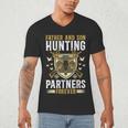 Father And Son Hunting Partners Dad And Son Hunting Buddies Men's V-Neck T-Shirt