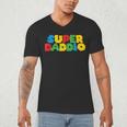 Fatherly Powers Unleashed Gamer Super Dad From Wife & Kids Men's V-Neck T-Shirt Fatherly Powers Unleashed Gamer Super Dad From Wife & Kids Men's V-Neck T-Shirt