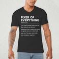 Father's Day For Office Dad Fixer Of Everything Men's V-Neck T-Shirt