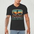 My Favorite Ski Buddies Call Me Dad Ski Dad Men's V-Neck T-Shirt
