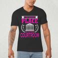 Female Lawyer Women Law Student Graduation Bar Exam Men's V-Neck T-Shirt