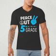 Fifth Grade Graduation Peace Out 5th Grade Boys Men's V-Neck T-Shirt