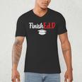 FinishEdD Doctor Of Education Graduate EdD Graduation Men's V-Neck T-Shirt