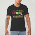 First 1st Grade 2018 Nailed It Graduation Shirt Men's V-Neck T-Shirt