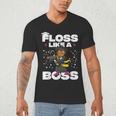 Floss Like A Boss Shirt Class Of 2019 Graduation Kids Men's V-Neck T-Shirt