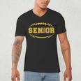 Football Proud Senior 2026 Graduation Year Men's V-Neck T-Shirt