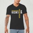 Football Senior Night Football Senior 2025 Graduation 19 Men's V-Neck T-Shirt