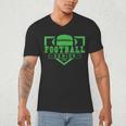 Football Senior Night Football Senior 2025 Graduation 24 Men's V-Neck T-Shirt