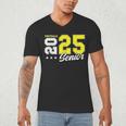 Football Senior Night Football Senior 2025 Graduation 55 Men's V-Neck T-Shirt