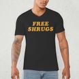 Free Shrugs Don't Care Introvert Men's V-Neck T-Shirt