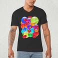 Frutiger Aero Aesthetic Tech Orb Pattern Heart Cherry Lips Men's V-Neck T-Shirt Frutiger Aero Aesthetic Tech Orb Pattern Heart Cherry Lips Men's V-Neck T-Shirt
