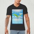 Frutiger Aero Aesthetics Men's V-Neck T-Shirt