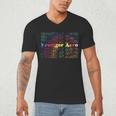Frutiger Aero Graphic Er Tie Dye Men's V-Neck T-Shirt