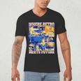 Frutiger Aero Retro Vibes Y2K 90's Vibes Men's V-Neck T-Shirt Frutiger Aero Retro Vibes Y2K 90's Vibes Men's V-Neck T-Shirt