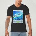 Frutiger Aero Skeuomorphism User Interface Nostalgia Men's V-Neck T-Shirt