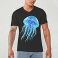 Frutiger Aero Y2K Jellyfish Men's V-Neck T-Shirt