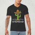 Fun Hilarious Stepfather Humor Stepdad Men's V-Neck T-Shirt