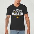 Funny Cyber Security Graduation You May Call Me Master Men's V-Neck T-Shirt