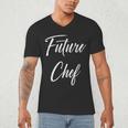 Future Chef Shirt Cute Graduation Grad Men's V-Neck T-Shirt