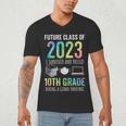 Future Class Of 2023 10th Grade Graduation 2021 Men's V-Neck T-Shirt