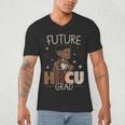 Future HBCU Grad Graduate Afro Boy College Graduation Men's V-Neck T-Shirt