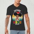 Future HBCU Grad Graduate Afro Girl College Graduation Men's V-Neck T-Shirt