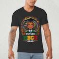 Future HBCU Grad Graduation Students Girl Kids Men's V-Neck T-Shirt