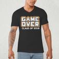 Game Over Class Of 2018 Graduation Shirt Men's V-Neck T-Shirt