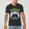 Gamer Dad Gaming Shirts Fathers Day Video Game Daddy Men's V-Neck T-Shirt
